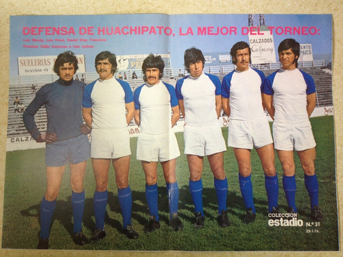 Poster Defensa De Huachipato La Mejor Del Torneo 1974