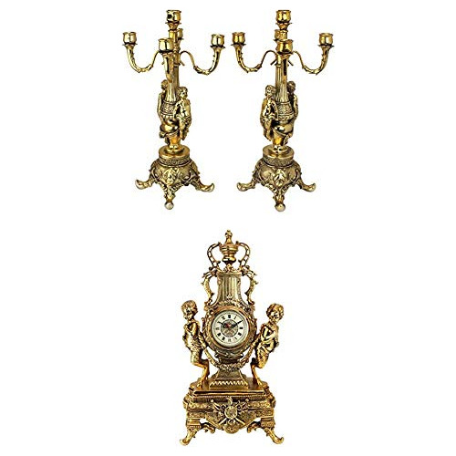 Reloj Y Candelabro Chateau Beaumont De Design Toscano