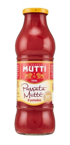 Pure De Tomate Mutti Passata 400g Importado Italia
