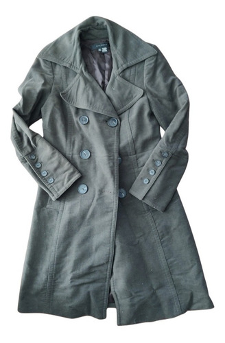 Abrigo Tipo Trench Marca Zara Women Café Talla L/g