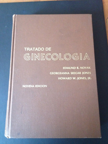 Libro Tratado De Ginecología Por Novak, Seegar Y Jones