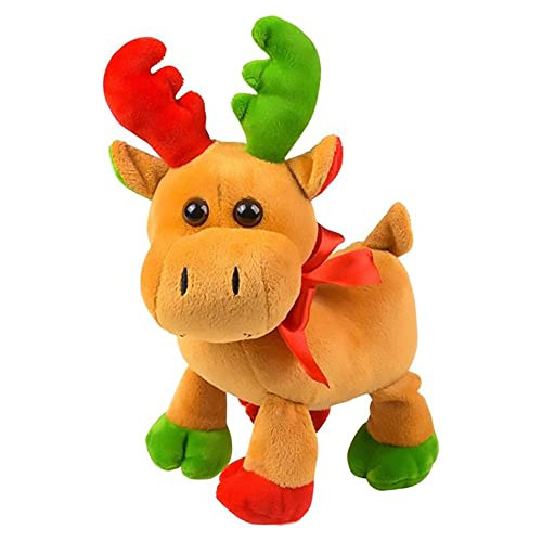 Reno De Navidad, Peluche Belly Buddy De 8 Pulgadas, Sua...