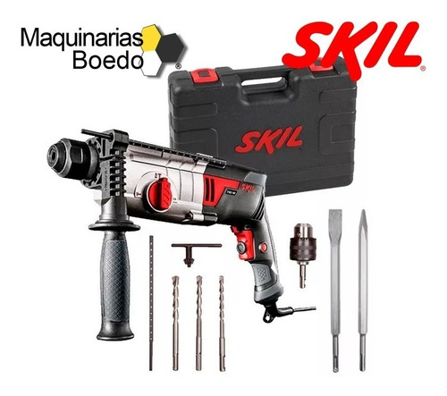 Rotomartillo 750w +mecha +mandril +cincel +maletin 1859 Skil