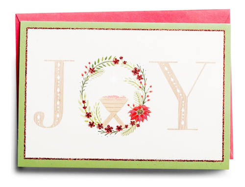 Joy 18 Tarjetas De Navidad Caja Y Sobres, Rvr (60643)