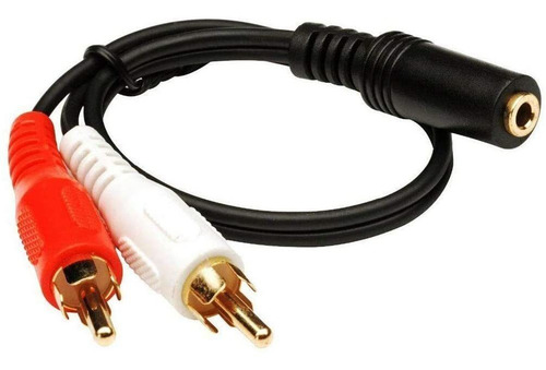 Cne63417 2 X Rca Estéreo Hembra Y Cable 6 Pulgadas Paq...