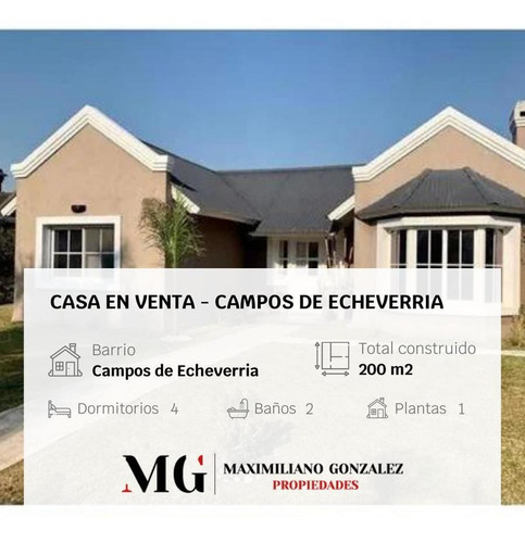 Imagen 1 de 6 de Casa - Campos De Echeverria