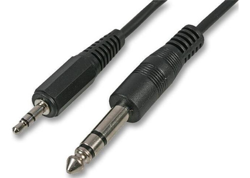Cable Audio 6,35 Estereo A Mini Plug 3,5 Macho 1.5 Metros