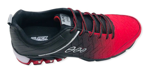Imagem 3 de 6 de Tênis Masculino Black Free Evolution 21300111 - Vermelho