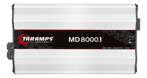 Taramps MD 8000.1 - 1 Ohm 8000 W Branco