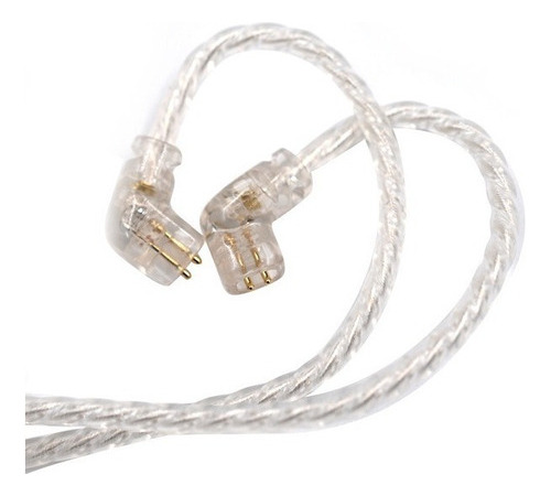 Cable Auricular Kz Pin C Silver C/ Mic Original 