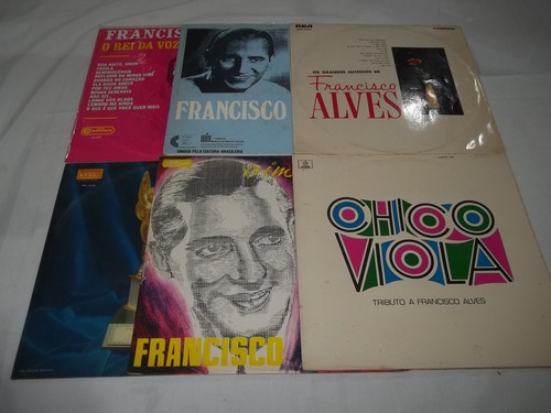 Lp Vinil - Francisco Alves - 6 Discos