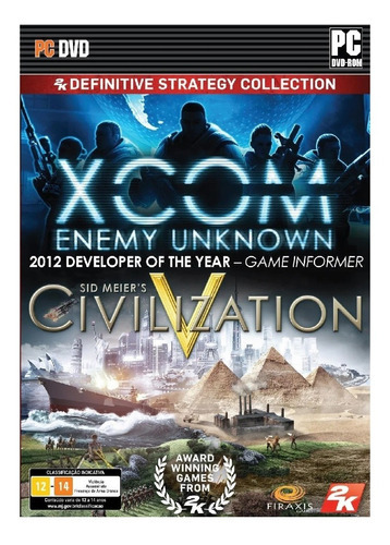 Juego de PC Xcom Enemy Unknown y Sid Meyer's Civilization 5