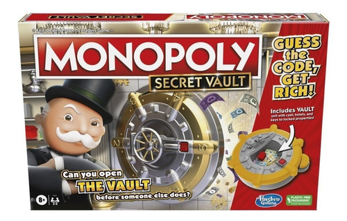 Juego De Mesa Monopoly Bóveda Secreta 