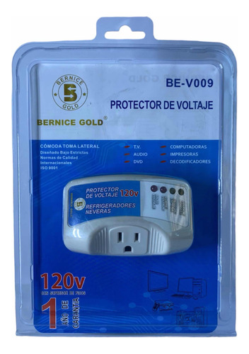 Protector De Voltaje 120v 1 Año De Garantía