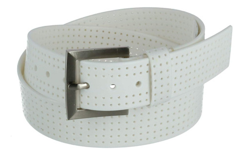 Cinturón De Silicona Para Hombre Danbury De 38 Mm, Blanco, 3