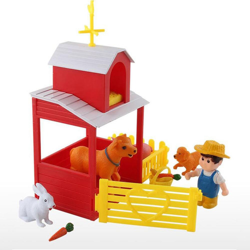 Set Granja Animales Niños Juguete Didáctico Juego Niños