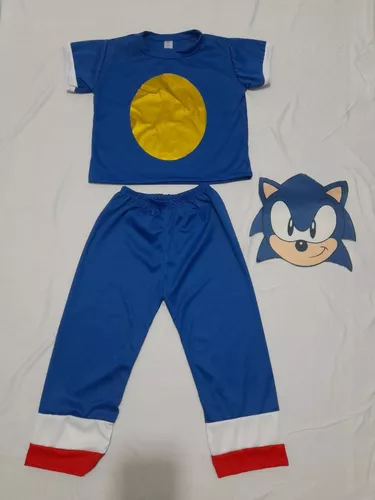 Disfraz SONIC Talle 2 (Infantil)