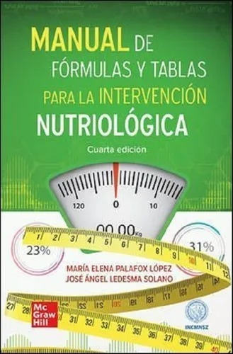 Imagen 2 de 4 de Palafox Manual De Formulas Y Tablas Para Intervención Nutrio