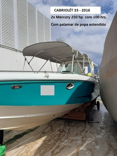 Lancha 33 Cabriolét 2016 Não Focker Phantom Sedna