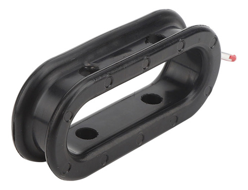 Accesorio De Pesca De Goma/aleación De Aluminio Negro Con Bo
