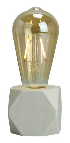 Luminária Decorativa Em Formato De Lâmpada Plástico 17 Cm