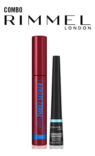 Set Rimmel: Mascara De Pestañas Thrill Seeker Waterproof + D