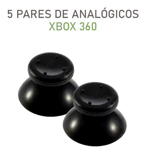 Kit Reparo Botão Analógico Xbox 360 - 5 Pares - Novo