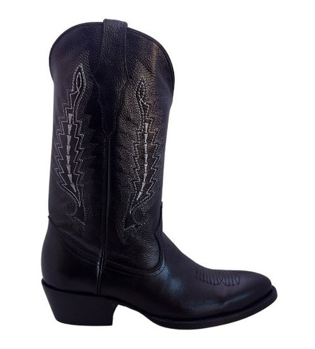 Bota Vaquera Oval Rancho Bravo Tacon Cubano