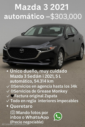 Mazda 3 2.0 I Sedan At