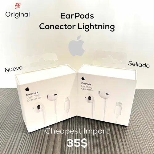 Earpods Lightning Original Apple Aud fonos Nuevos Y Sellados
