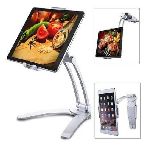 Holder Soporte Para Tablet O iPad Escritorio Y Pared *itech