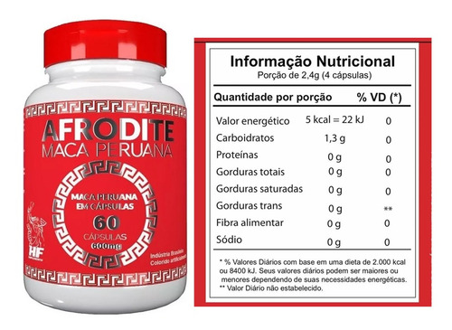 Imagem 3 de 5 de Kit 02 Maca Peruana 100% Pura 500mg - 60 Cápsulas