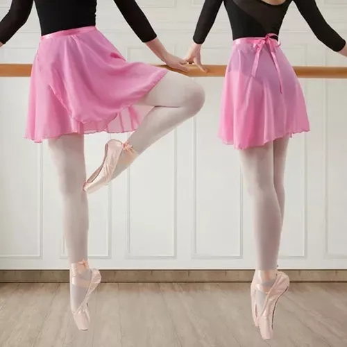 Ballet Chifón Falda Tutú Danza Niña Infantil Bailarina Ropa