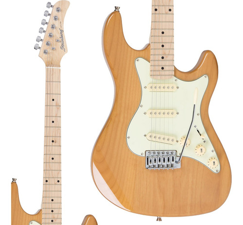 Guitarra Strinberg Stratocaster Sts150 Corpo Alder Cor Natural