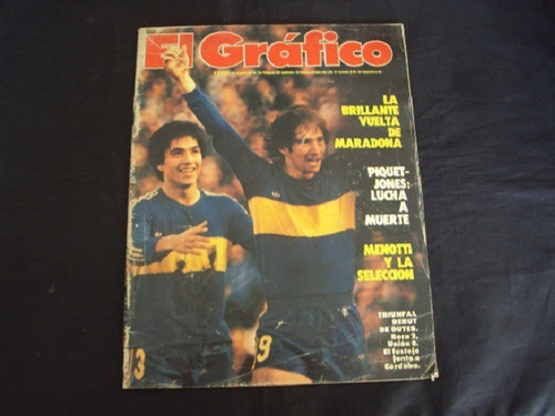 Revista El Grafico # 3180 - Tapa Boca - Outes