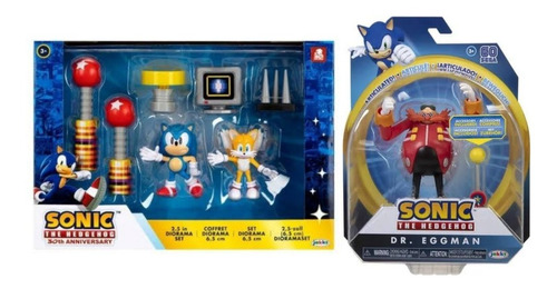 Diorama Sonic - 30 Aniversario +  Dr. Eggman