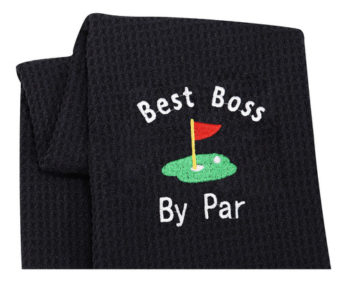 Levlo Toalla De Golf Con Diseño De Boss Gift Para Golfista.