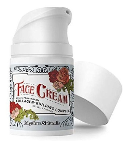 Crema Hidratante Facial (1.7 Oz) Cuidado Natural De La Piel 