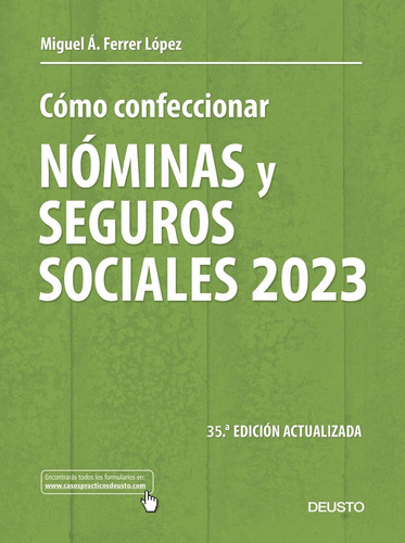 Libro Como Confeccionar Nominas Y Seguros Sociales 2023 -...