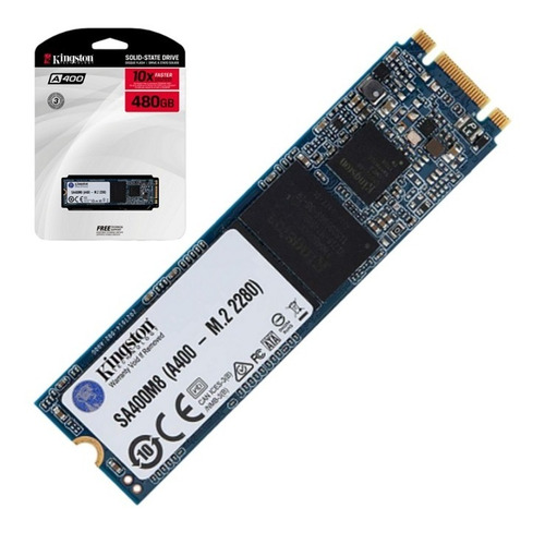 Disco Estado Solido Kingston 480gb Sa400m8/480g 2280 Sata Ii