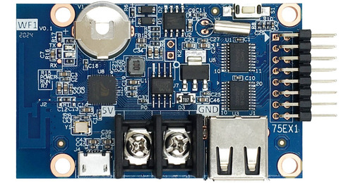 Letrero Programable Para Autobus Rgb P5 Wifi 12 Y 24 V