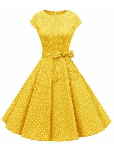 Dressystar Mujeres Vintage 1950s Retro Rockabilly Vestidos D