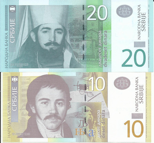 Serbia Lote Billetes Varias Denominaciones