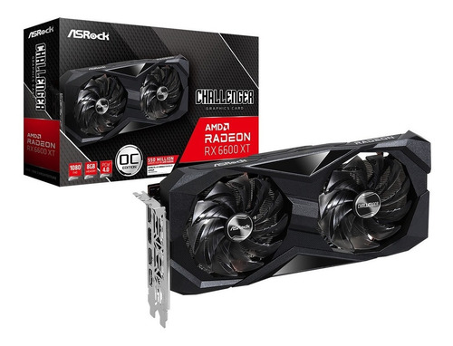 AMD ASRock Challenger Radeon 6600 Series RX 6600 XT RX6600XT CLD 8GO OC Edition - 8 GB