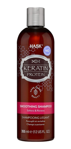 Imagen 3 de 8 de Hask Pack X2 Shampoo + X1 Acond. Keratin Protein 355 Ml