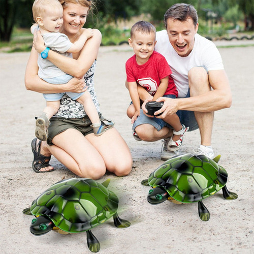 Gtr Juguete De Tortuga Con Control Remoto Rc Turtle For