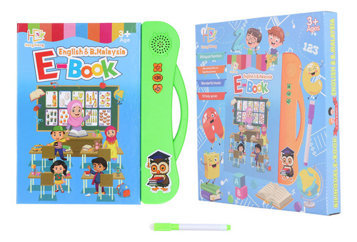 Libro De Sonido Green Abc, Electrónico, Inglés, Malayo