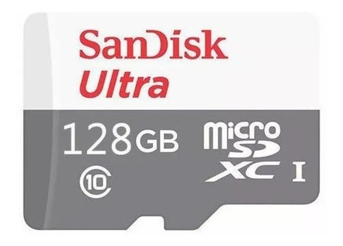 Imagem 1 de 4 de Cartão Memória Micro Sd Sdxc 128gb Sandisk Ultra Classe 10 