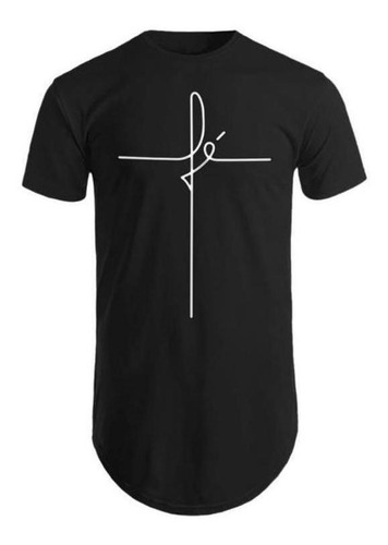 Imagem 1 de 7 de Kit C/6 Camisas Blusas Longline Estampada Camiseta Masculina