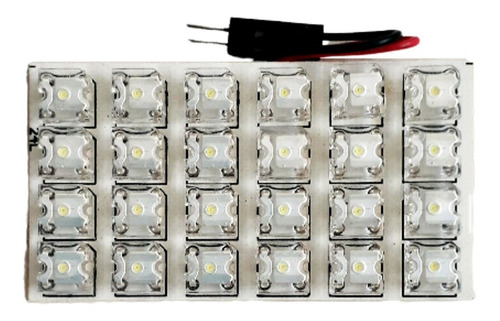 Lampara Interna Techo Carro 24 Led Blanco 65x35mm